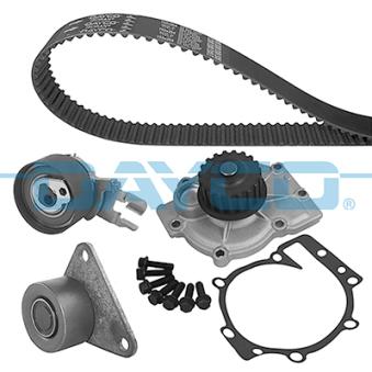 Pompe à eau + kit de courroie de distribution DAYCO KTBWP5360 pour VOLVO C30 T5 - 230cv