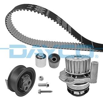 Pompe à eau + kit de courroie de distribution DAYCO KTBWP6141 pour AUDI A4 2.0 TFSI quattro - 200cv