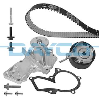 Pompe à eau + kit de courroie de distribution DAYCO KTBWP7640K pour FORD FOCUS 1.6 Ti - 120cv