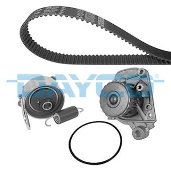 Pompe à eau + kit de courroie de distribution DAYCO KTBWP7800 pour HONDA CIVIC 1.4 iS - 90cv