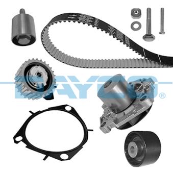 Pompe à eau + kit de courroie de distribution DAYCO KTBWP9940 pour OPEL CASCADA 2.0 CDTI - 194cv