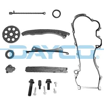 Kit de distribution par chaîne DAYCO KTC1118 pour ALFA ROMEO MITO 1.3 MultiJet - 80cv