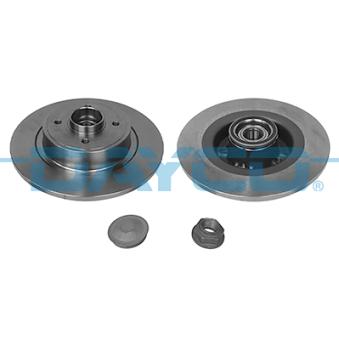 Jeu de 2 disques de frein arrière DAYCO KWD005D pour LAND ROVER FREELANDER 2 1.9 DCI - 110cv