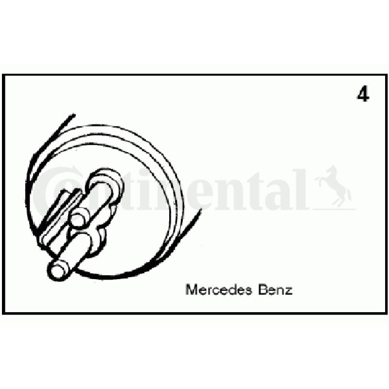 Pompe d'eau de nettoyage, nettoyage des vitres Continental VDO 246-082-005-002Z - Visuel 1