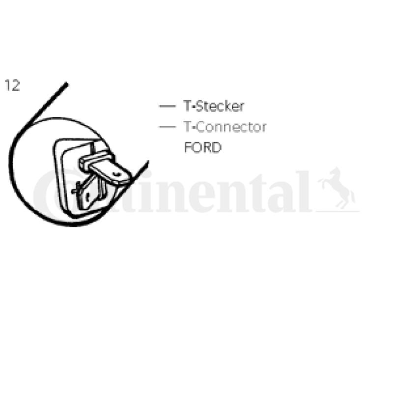 Pompe d'eau de nettoyage, nettoyage des vitres Continental VDO X10-729-002-008 - Visuel 1