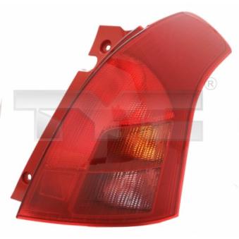 Feu arrière TYC 11-0804-01-2 pour SUZUKI SWIFT 1.3 - 92cv