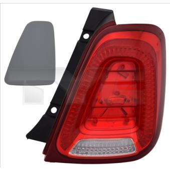 Feu arrière TYC 11-14113-01-2 pour FIAT 500 0.9 - 86cv