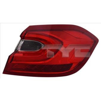 Feu arrière TYC 11-15360-06-2 pour FORD FIESTA 1.1 Ti-VCT - 71cv