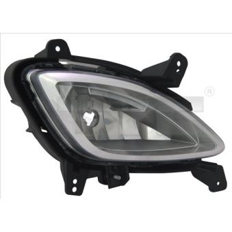 Projecteur antibrouillard TYC 19-12028-01-2 pour HYUNDAI I10 1.1 - 65cv