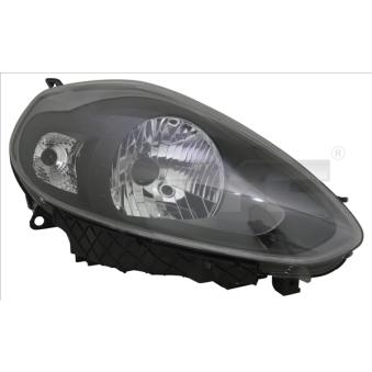 Projecteur principal TYC 20-12261-25-2 pour FIAT PUNTO 1.2 - 65cv