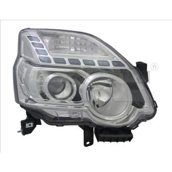 Projecteur principal TYC 20-14401-06-2 pour NISSAN X-TRAIL 2.0 - 141cv