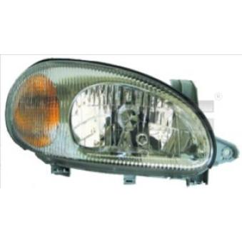 Projecteur principal TYC 20-5896-15-2 pour CITROEN AX 1.5 - 86cv
