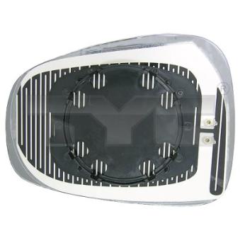 Verre de rétroviseur, rétroviseur extérieur TYC 301-0037-1 pour ALFA ROMEO GIULIETTA 1.4 TB - 105cv