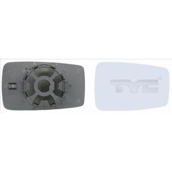 Verre de rétroviseur, rétroviseur extérieur TYC 302-0001-1 pour AUDI 80 1.8 - 113cv