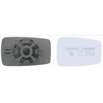 Verre de rétroviseur, rétroviseur extérieur TYC 302-0002-1 pour AUDI 80 1.8 - 113cv