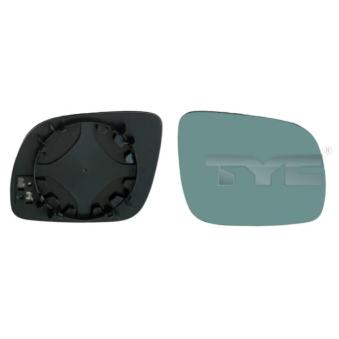 Verre de rétroviseur, rétroviseur extérieur TYC OEM 4B1857536C