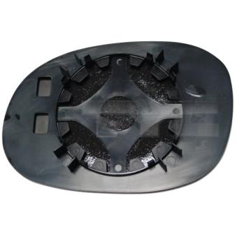 Verre de rétroviseur, rétroviseur extérieur TYC [305-0014-1]
