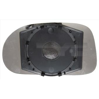 Verre de rétroviseur, rétroviseur extérieur TYC 309-0001-1