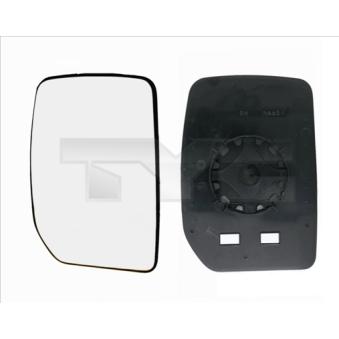 Verre de rétroviseur, rétroviseur extérieur TYC 310-0085-1 pour JEEP WRANGLER 2.2 TDCi - 110cv