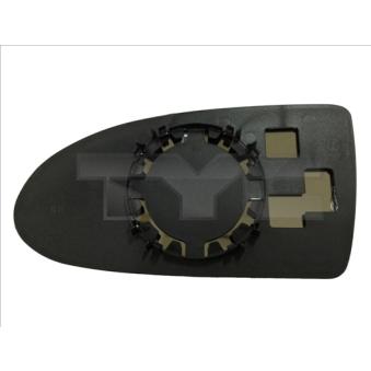 Verre de rétroviseur, rétroviseur extérieur TYC 313-0050-1