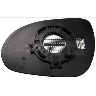 Verre de rétroviseur, rétroviseur extérieur TYC 313-0075-1 pour FORD C-MAX 2.0 CRDi - 140cv