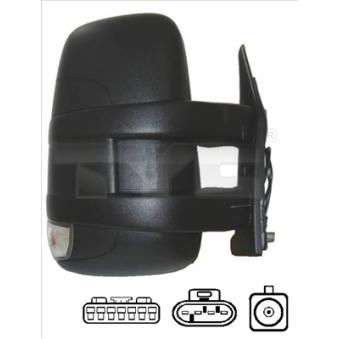 Rétroviseur extérieur TYC OEM 5801367641