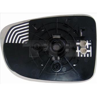 Verre de rétroviseur, rétroviseur extérieur TYC 320-0041-1 pour MAZDA 3 2.0 - 120cv