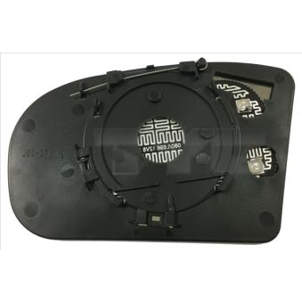 Verre de rétroviseur, rétroviseur extérieur TYC 321-0060-1 pour SKODA SUPERB E 320 - 224cv