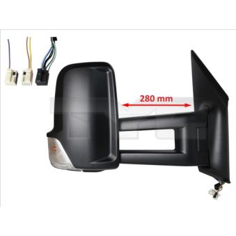 Rétroviseur extérieur TYC OEM 0018229020