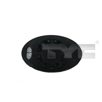 Verre de rétroviseur, rétroviseur extérieur TYC 322-0001-1 pour AUDI TT Cooper - 116cv