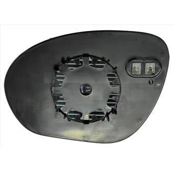 Verre de rétroviseur, rétroviseur extérieur TYC 324-0043-1 pour VOLVO 960 1.5 DCI - 110cv