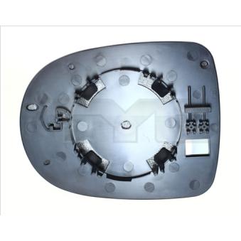 Verre de rétroviseur, rétroviseur extérieur TYC [328-0135-1]