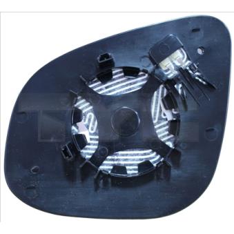 Verre de rétroviseur, rétroviseur extérieur TYC 328-0204-1 pour TOYOTA RAV 4 111 CDI - 110cv