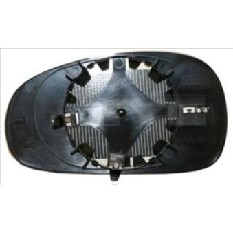 Verre de rétroviseur, rétroviseur extérieur TYC [331-0055-1]