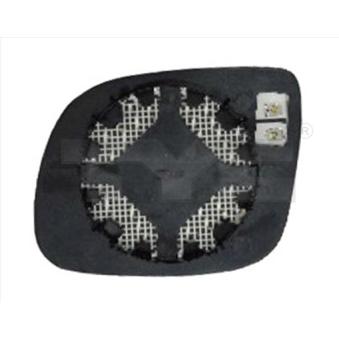 Verre de rétroviseur, rétroviseur extérieur TYC 332-0015-1 pour SKODA FABIA 1.9 TDI - 100cv