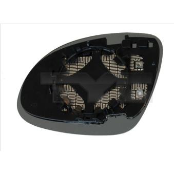 Verre de rétroviseur, rétroviseur extérieur TYC 332-0050-1 pour SKODA YETI 2.0 TDI 4x4 - 110cv
