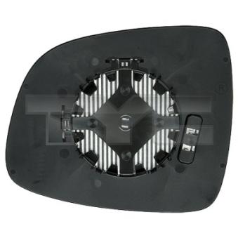 Verre de rétroviseur, rétroviseur extérieur TYC 335-0015-1 pour FIAT STILO 1.5 VVT - 112cv