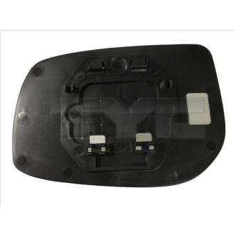 Verre de rétroviseur, rétroviseur extérieur TYC [336-0056-1]