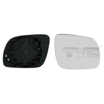 Verre de rétroviseur, rétroviseur extérieur TYC [337-0013-1]