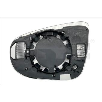 Verre de rétroviseur, rétroviseur extérieur TYC [337-0171-1]