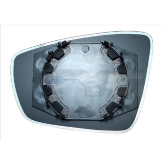 Verre de rétroviseur, rétroviseur extérieur TYC 337-0181-1