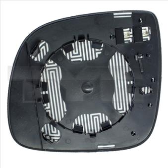 Verre de rétroviseur, rétroviseur extérieur TYC 337-0266-1 pour VOLKSWAGEN TOUAREG 3.0 V6 TDI - 240cv