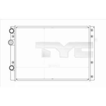 Radiateur, refroidissement du moteur TYC OEM 6N0121253AK
