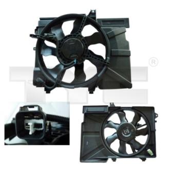 Ventilateur, refroidissement du moteur TYC OEM 253861C100