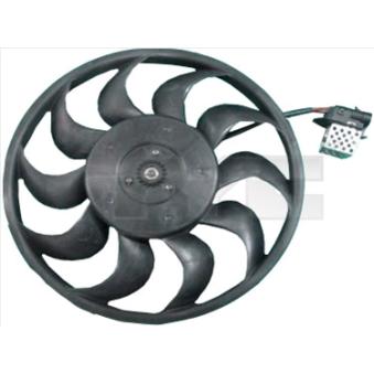 Ventilateur, refroidissement du moteur TYC 825-0023 pour OPEL OMEGA 1.7 CDTI - 110cv