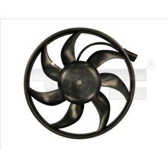 Ventilateur, refroidissement du moteur TYC 825-0034 pour PEUGEOT 207 1.3 CDTI 16V - 75cv