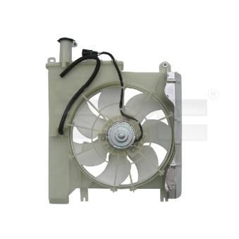 Ventilateur, refroidissement du moteur TYC 836-0019 pour CITROEN C1 1.0 VTi 72 - 72cv