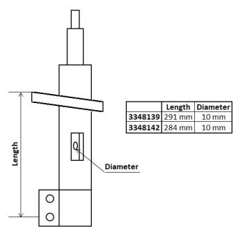 Jeu de 2 amortisseurs avant KYB 3348139 pour CITROEN C8 1.5 D - 131cv