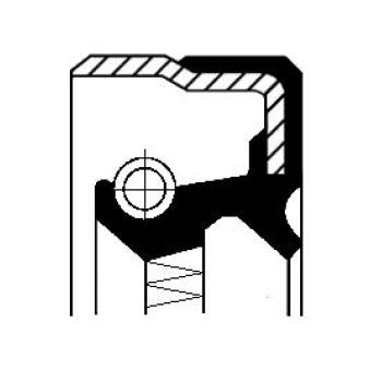 Bague d'étanchéité, moyeu de roue CORTECO 01019205B pour FORD TRANSIT 1.9 TDI - 110cv