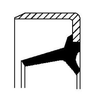 Bague d'étanchéité, boîte de vitesse manuel CORTECO 01033944B pour OPEL OMEGA 3.0 - 177cv